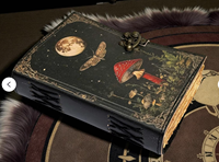 Carnet de notes vintage en cuir NEW ERA avec motif champignon, lune et papillon, reliure cousue, 120 feuilles de papier, idéal comme cadeau