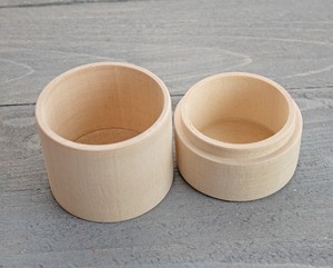 Tarro de Almacenamiento de Madera de Lujo con Tapa de Madera, Diseño Clásico, Capacidad de 250 ml, Decoración Ecológica para el Hogar, Suministro Directo de Fábrica, OEM - Product Image 4