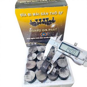 ชุดบล็อกขัดผิวหยาบ HGP แบบกลม จำนวน 16 ชิ้น ทำจากโลหะผสม ขนาดเส้นผ่านศูนย์กลาง 10 มม. หนา 14 มม. สำหรับปรับระดับคอนกรีตและขจัดสารอีพ็อกซี่ - Product Image 1