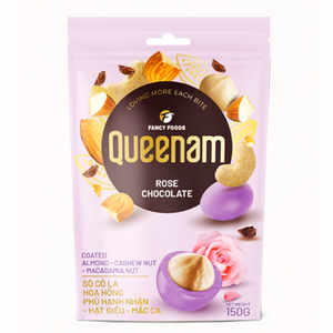 Dulces y Snacks al por Mayor: Dragees de Chocolate Vietnamita 150G, Nueces de Almendra, Anacardos y Macadamia Cubiertos con Chocolate Rosa, HALAL, OEM/ODM Global - Product Image 1