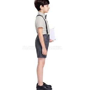 Ensemble d'uniformes scolaires haut de gamme pour enfants avec broderie de badge personnalisée et sélection de couleurs de tissu - Product Image 5
