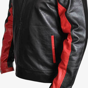 Trendy Soft <b>Men</b> Leather <b>Jacket</b> Daily Comfortable Durable Stylish Fashion Use <b>Lightweight</b> <b>Waterproof</b> Front <b>Men</b> Leather <b>jacket</b> - Product Image 6