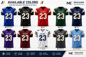 Jersey de Fútbol Americano Personalizado para Mujer, Talla Grande, Manga Corta, Uniforme de Equipo, Impreso, 100% Poliéster, Secado Rápido, Patrón de Letras - Product Image 4