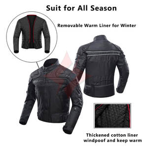 Blouson de moto, veste de moto coupe-vent, équipement de protection intégral pour moto, homologué CE, armure intégrée, livreur - Product Image 3