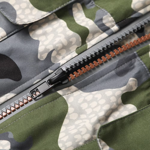 Veste de chasse d'hiver légère en softshell camouflage vert pour hommes et enfants, coupe-vent, imperméable, respirante, pour activités de plein air - Product Image 4