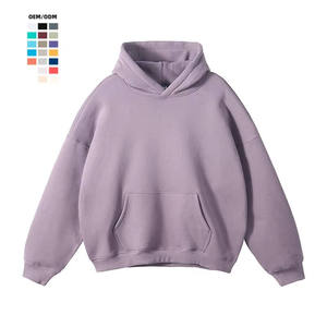 Sudadera con Capucha Gruesa y Pesada para Hombre, Hombros Caídos, 380 360 320 Gsm, Logotipo Personalizado, Felpa Francesa, Sudadera Oversize de Gran Gramaje - Product Image 2