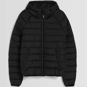 เสื้อแจ็คเก็ตพัฟเฟอร์ผู้ชาย ทรงหลวม สวมใส่สบายสำหรับฤดูหนาว บุด้วยวัสดุกันหนาว ดีไซน์เย็บติดกัน ซิปยาวเต็มตัว คอตั้ง เหมาะสำหรับใส่ในชีวิตประจำวัน - Product Image 6