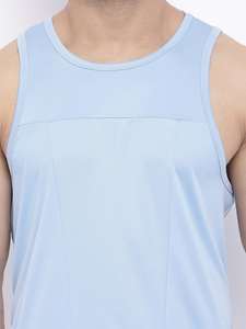 เสื้อกล้ามผู้ชายน้ำหนักเบา ทนทาน แห้งเร็ว ระบายอากาศได้ดี ผลิตจากผ้าสแปนเด็กซ์/คอตตอน/โพลีเอสเตอร์ ปรับแต่งสี/โลโก้ได้ มีจำหน่ายราคาส่ง - Product Image 2