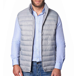 Men Lightweight Puffer Vest Winter Sleeveless Jacket Warm Quilted Body <b>Warmer</b> Outdoor Casual Windproof OEM Supplier - Product Image 4