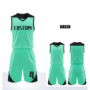 Tenues de basket-ball rouges personnalisées sans manches, col en V, séchage rapide, ensemble short et maillot en polyester, unisexe adulte, toutes saisons - Product Image 5