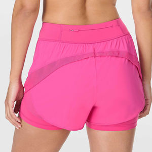 Shorts Deportivos de Cintura Media para Mujer, con Logotipo Personalizado, Transpirables, de Secado Rápido, para Gimnasio, Yoga y Entrenamiento, Corte Regular - Product Image 2