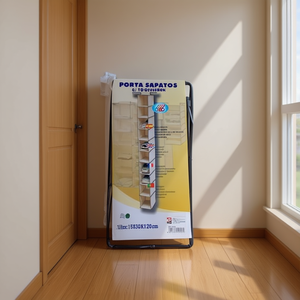 Zapatero Portátil Mnj de 15x30x120cm con 10 Niveles y Diseño Colgante - Product Image 3