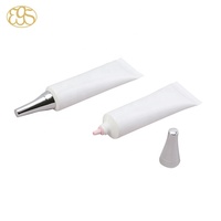 50ml Limpiador Detergente Plástico PCR Caña de azúcar Tubo cosmético con tapón de rosca MDPE Bio-Plástico Respetuoso con el medio ambiente Tubo de diseño verde