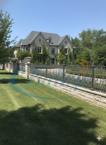 Pasamanos de Acero de Lujo, Acabado de Alta Gama, Altura 47, Ancho 2 Pulgadas, Resistente, Agarre Ergonómico, Moderno, Tradicional, Ecológico - Product Image 2