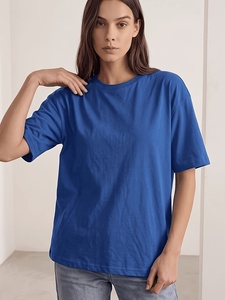 เสื้อยืดผ้าแคนวาสลำลองแบบสั่งทำรุ่นล่าสุด ผ้าฝ้าย 100% คุณภาพสูง ขายส่ง เสื้อแขนสั้นผ้าเจอร์ซีย์ ใส่ได้ทุกฤดู - Product Image 2