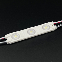 Module LED d'injection 1.5W 6113 avec 3LED bonne luminosité plusieurs couleurs IP65 12V entrée vert CCT certifié ROHS