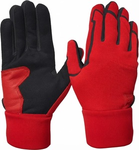 Guantes con diseño de telaraña, color negro, rojo y blanco, tejido de punto, cierre de gancho y bucle, a la moda, unisex, para adultos, entretenimiento - Product Image 4