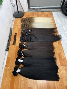 Extensiones de Cabello Remy de Vietnam al por Mayor, Extensiones con Clip de 100g, Doble Trama a Máquina, Todos los Colores, Se Pueden Permanecer al Vapor - Product Image 2