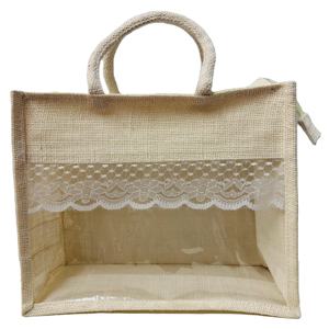 Eco Friendly Jute <b>Hamper</b> <b>Gift</b> Bag with Handle Reusable and Durable Tote for Corporate Events <b>Weddings</b> and Festive <b>Gift</b> Packaging - Product Image 1