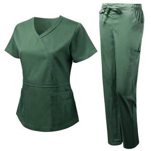 Tenues d'infirmière, uniformes d'hôpital, tissu polyester, blouses médicales pour femmes - Product Image 2