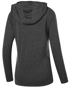 Haut de performance à capuche à manches longues pour femme, style streetwear et pêche, couleur unie, séchage rapide, en Spandex et Polyester, vente en gros - Product Image 5
