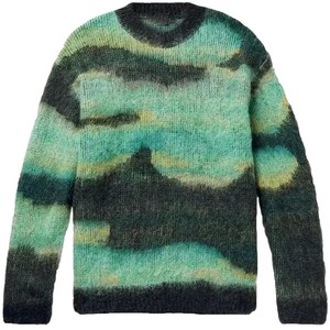Pull-over en tricot respirant pour homme, manches longues, acrylique, coupe classique, hiver 2027 - Product Image 1