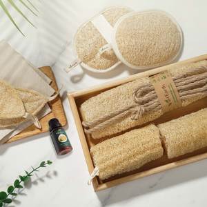 VietEarth Eco-Friendly Natural Loofah Slices Almohadillas exfoliantes Luffa Sponge + 84565695662 Loofah esponja natural personalizada Loofah - Product Image 6