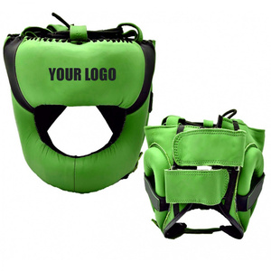Protector de Cabeza de Boxeo de Cuero PU, Precio al por Mayor RTS, Protección Facial y Bucal, Modelo AI-HG-07 - Product Image 6