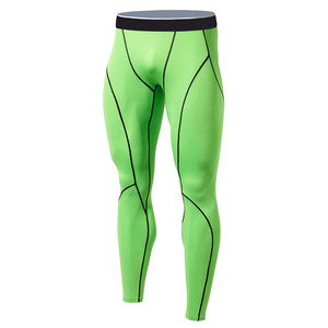 Leggings de Compresión para Hombre, Transpirables, de Secado Rápido, para Fitness, Gimnasio, Entrenamiento, Ropa Deportiva Activa, Fabricante Mayorista - Product Image 1