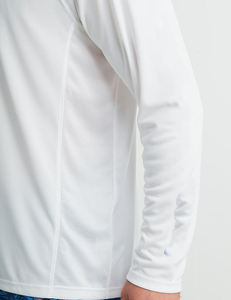 เสื้อฮู้ดตกปลาผู้ชาย แบบสั่งทำพิเศษ ผ้าโพลีเอสเตอร์ ระบายอากาศ แห้งเร็ว ป้องกันรังสียูวี UPF 50 แขนยาว เหมาะสำหรับกิจกรรมกลางแจ้ง - Product Image 3