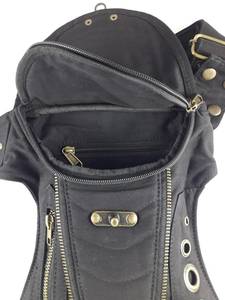 Sac banane en toile de coton durable de qualité supérieure avec sangle réglable et design multi-poches pour les voyages, la randonnée et l'usage quotidien – En promotion - Product Image 4