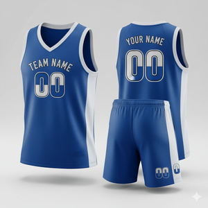 Conjunto de Uniforme de Baloncesto Sublimado Personalizado, Color Verde Azulado y Naranja, Cuello en V, Sin Mangas, Malla Transpirable, Ecológico, que Absorbe la Humedad - Product Image 4