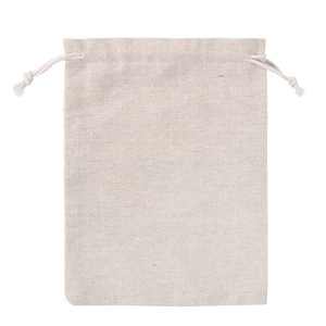 Sacs à cordon en mousseline de polyester/coton, écologiques, résistants à l'eau, durables, pochettes cadeaux, lot de 5 tailles - Product Image 3