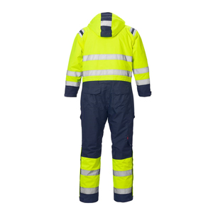 Overol Impermeable Resistente al Fuego FR para Hombre, Ropa de Trabajo Reflectante de Alta Visibilidad, Ropa de Seguridad Industrial, Uniforme de Protección ANSI/ISEA107 - Product Image 5