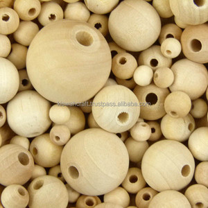 Bolas de Madera al por Mayor para Dispensadores, Esferas de Madera Natural, Cuentas Decorativas de Madera para Proyectos de Arte y Decoración del Hogar, Manualidades Naturales - Product Image 4