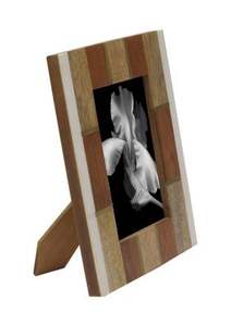 Marco para regalo de cumpleaños, marco para regalo de inauguración de casa, marco para fotos elegante, marco de madera elegante, marco clásico para mesa - Product Image 2