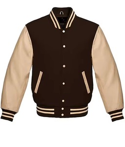 2026 Wholesale Custom <b>Men's</b> Coated Versity <b>Jacket</b> Stand Collar Waterproof Breathable High Quality Professional Long Sleeve - Product Image 1