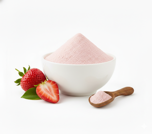Poudre de fraise naturelle séchée par atomisation, soluble dans l'eau, emballage en vrac pour boissons, meilleur prix - Product Image 3