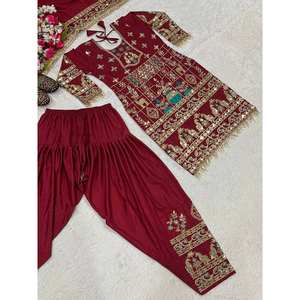 ชุดราตรีดีไซเนอร์ชุดปาร์ตี้สวมใส่ด้านบน doti salwar dupatta - Product Image 2