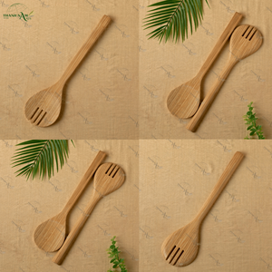 Cuillères en bambou classiques fabriquées à la main pour la cuisine vietnamienne Cadeaux parfaits - Product Image 2