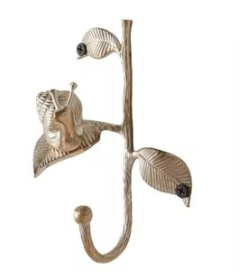 Modern Interior Metal Wall Hooks Wall Mounted Coat <b>Hat</b> <b>Bag</b> Organizer Rack For Home - Product Image 3