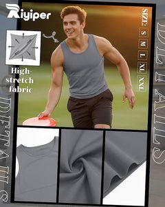 เสื้อกล้ามคอตตอนพรีเมียมสำหรับผู้ชาย เสื้อกล้ามออกกำลังกายแขนกุด เสื้อยืดออกกำลังกาย พิมพ์โลโก้ได้ เสื้อกล้ามกีฬาผู้ชาย - Product Image 2
