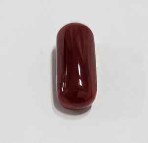 Coral Rojo Natural Italiano en Forma de Cápsula, Color Sangre, Gema de Primera Calidad, Gema Suelta para Joyería - Product Image 1