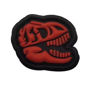 Custom 3D Embossed Rubber PVC <b>Sew</b>-<b>On</b> <b>Patches</b> with Nonwoven Felt Fabric for Clothing - Product Image 2