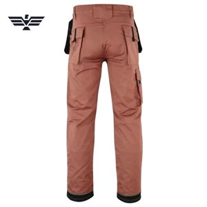 <b>Men</b>’s Multi Pocket Workwear Utility Cargo Trousers Heavy Duty Construction Pants with Tool <b>Pouches</b> - Product Image 5