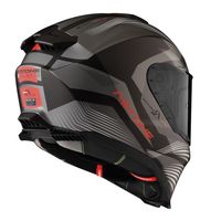 Nouveau casque intégral ASTONE HELMETS ABS noir mat/rouge modèle GT6 XS-2XL pour motards