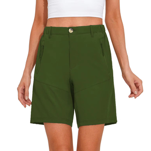 Shorts de bain décontractés sublimés pour la randonnée et les voyages, shorts élégants et polyvalents pour femmes, shorts taille haute pour filles, flexibles - Product Image 1