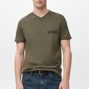 Collection d'été avec col en V / Service OEM, design à manches courtes pour l'été, design extérieur avec logo et tissu doux - Product Image 1