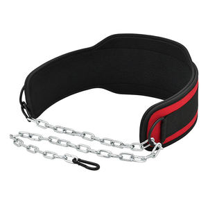 Ceinture de musculation robuste avec chaîne pour dips, tractions, squats, entraînement de force, haltérophilie, musculation, ceinture de gym - Product Image 3