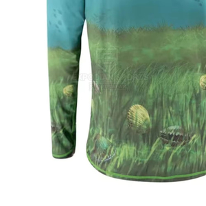 Camisa de Pesca para Hombre de Manga Corta, UPF 50, Transpirable, de Secado Rápido, 100% Algodón, con Logotipo Frontal, Talla Grande - Product Image 6